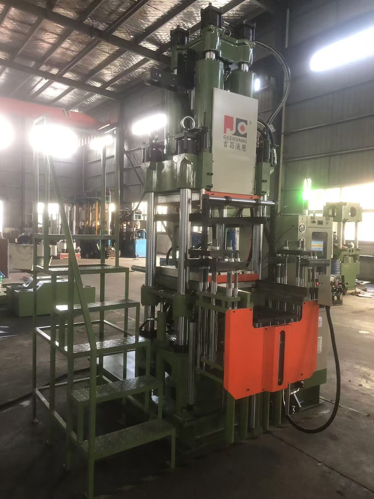 Rubber Injection Moulding Press to make Automotive Suspension Bushings